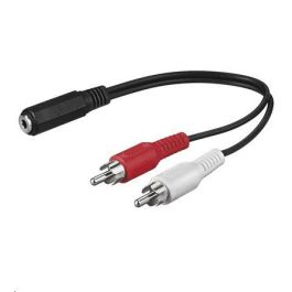 MicroConnect Adaptador de audio: 3.5mm Hembra a RCA Macho, 0.2m para conectar dispositivos a sistemas estéreo o amplificadores Precio: 1.90000008. SKU: B13ZKBHQ8Y