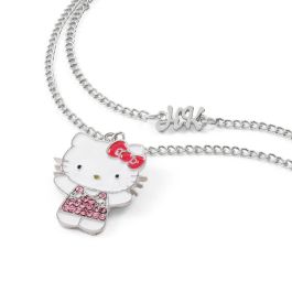 Hello Kitty and Friends Colgante Plata Bañado en Plata con Lazo y Piedras