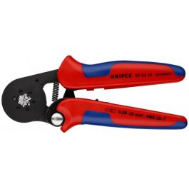 Knipex KP-975314SB - Alicate automático de crimpado para terminales, acero/plástico, Negro/Azul/Rojo Precio: 175.79000032. SKU: B1GJ7QTYFL
