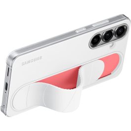 SAMSUNG Funda Standing Grip para Galaxy S25 Blanca