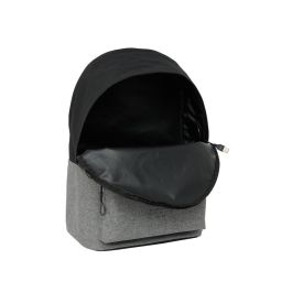 Mochila para Portátil Eckō Unltd. Rhino Negro Gris 31 x 44 x 18 cm