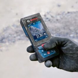 Bosch Professional GLM 150-27 C Telémetro Láser para Exteriores con Zoom, 150m de Alcance, Pantalla IPS 2.8", Bluetooth