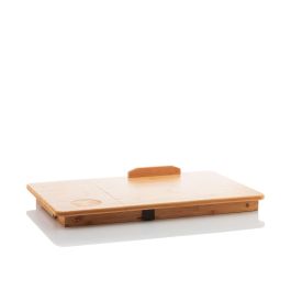 Mesa Plegable Auxiliar de Bambú Lapwood InnovaGoods Mesa Plegable Auxiliar de Bambú Lapwood InnovaGoods