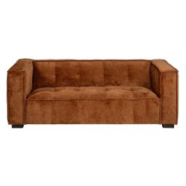 Sofá 3 Plazas Teja Tejido Sibaris 218 X 102 X 77 cm