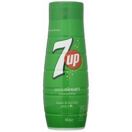 Sodastream Concentrado de Bebida Refrescante Sabor 7UP, Botella de 440ml, Lote de 6 Unidades para Máquinas de Sodastream