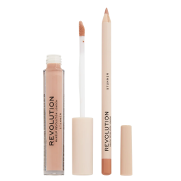 Set Makeup Revolution: Makeup Revolution, Liquid Lipstick, Stunner, 3 ml + Makeup Revolution, Precision, Lip Liner, Stunner, 1 g Precio: 14.49999991. SKU: B1DDQXBR6Z