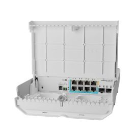 MikroTik netPower Lite 7R, 8 x 10/100/1000 Ethernet ports, 1 x PoE-out, 2 x SFP+ ports