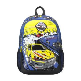 Totto Mochila Escolar Grande Carreras de Coches MJ04VLC003-2310-6J7L Capacidad 17.9 Litros Azul Precio: 39.49999988. SKU: B19QD64TXN