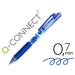 Q-connect Bolígrafo Retractil Borrable Tinta Gel Punta 0,7 mm Color Azul Precio: 12.50000059. SKU: B1H9ZN39B2