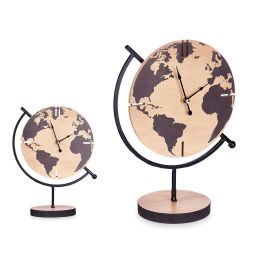Reloj Sobremesa Mapamundi Giftdecor 22X30CM (6 Unidades) Precio: 67.50000004. SKU: B1DS6MB44E