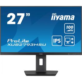 iiyama ProLite XUB2793HSU-B6 Monitor 27" (68.6cm) FHD 1920x1080 IPS 100Hz 1ms Negro Altavoces HDMI DP VESA Precio: 307.59000052. SKU: B1ETEM3DH3