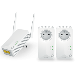 Strong Powerline WiFi 600 Triple Pack V2 Kit de 3 Adaptadores de Red Ethernet 600 Mbit/s Blanco