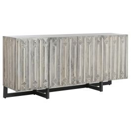 Aparador Home ESPRIT Blanco Metal Madera de mango 180 X 38,7 X 80 cm Precio: 727.49999949. SKU: B14YYH4TPE
