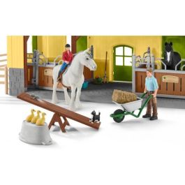 Schleich SCH342485 Estable de Juguete 42485 para Animales de Granja - Colección Mundo Agrícola