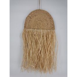 DKD Home Decor Colgante Balines Nature Boho, 3 x 100 x 40 cm (4 Unidades), Decoracion Natural Rafia Precio: 38.69000047. SKU: B1D86KGLFC