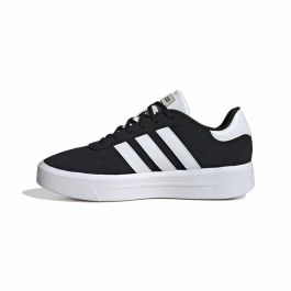 Zapatillas Deportivas Mujer Adidas Court Platform Suede Negro