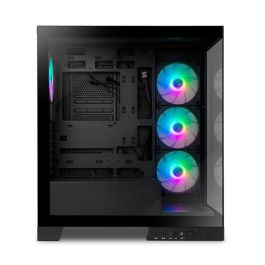 NOX Hummer Glock Semitorre ATX Cristal Templado Frontal y Lateral Negro