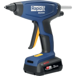 Rapid BGX500 Pistola de Pegamento a Batería 18V 900 g/h Maletín + Batería 2.5 Ah + Cargador Precio: 209.8900001. SKU: B1JGDQTSXY