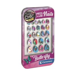 Clementoni Press & Go Nails - Kit de Uñas Postizas Adhesivas con Diseño Mariposa para Niñas - Edad Mínima 6 Años Precio: 5.50000055. SKU: B1FCWEFH5Y