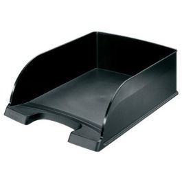 Bandeja Sobremesa Leitz Plus Jumbo Opaca Color Negro 257x357x103 mm 4 unidades