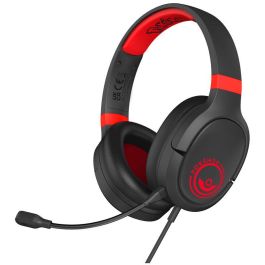 OTL TECHNOLOGIES Auriculares PRO G1 Gaming Pokémon Pokeball Negros/Rojos para Juegos con Micrófono y Conector Jack 3.5mm Aislamiento Ruido