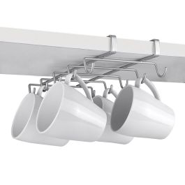 Metaltex Colgador 10 tazas 'my-mug' 28x14x6cm - Recubrimiento polytherm metallic, gancho de seguridad
