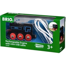 Brio World 33599 Locomotora Recargable de Juguete Estilo Clásico