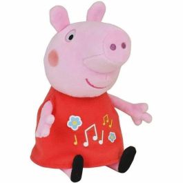 Peppa Pig Peluche Musical Jemini - Muñeco de Felpa Suave de 20 cm con Sonido Original de la Serie
