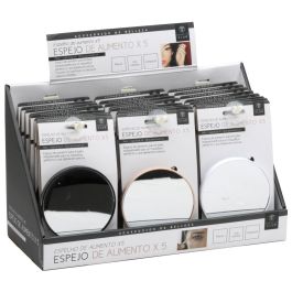 Cosmetic Club Espejo de Aumentos 5x Diámetro 9,2 cm Cosmética con Ventosas Colores Surtidos