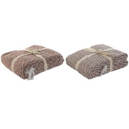 Plaid Urban DKD Home Decor 200 x 150 cm (2 Unidades)