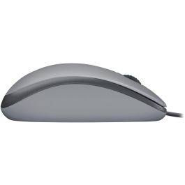 Logitech M110 Ratón Silencioso con Cable USB. Confort ambidiestro de tamaño completo, clic con más del 90% de reducción de ruido.