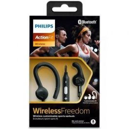 Auriculares Inalámbricos Deportivos Philips Action Fit SHQ7800BK/ con Micrófono/ Bluetooth/ Negros