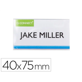 Q-connect Identificador KF14137 con Clip Magnético, Apertura Superior, 40x75 mm Precio: 46.90000051. SKU: B1GQVLCF52