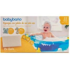 BABYBAÑO Esponja con Jabón de Un Solo Uso 25 Unidades Precio: 5.50000055. SKU: B1J8ZY6CSQ