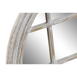 Espejo de pared DKD Home Decor Blanco Decapé 90 x 2 x 90 cm 90 x 2,5 x 90 cm (90 Piezas)
