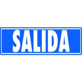 Archivo 2000 Señal "Salida Sin Indicador" 175x65 Pvc Gris Precio: 1.5900005. SKU: B135CABMH4