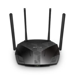 Mercusys MR80X Router de Sobremesa Inalámbrico Wi-Fi 6 AX3000 Doble Banda (2.4/5 GHz) Gigabit Ethernet con WPA3 y Firewall SPI Negro Precio: 45.59000006. SKU: S5621411