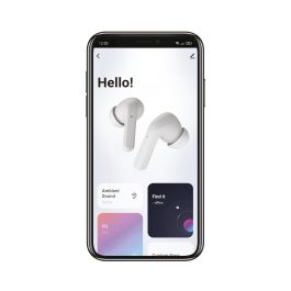 Muvit Auriculares Smart True Wireless Inalambrico Blanco ANC Bluetooth V5.3 Cancelacion Ruido