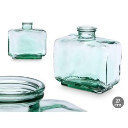 Jarron Vidrio Reciclado Rectangular 27 Cm Giftdecor (3 Unidades)