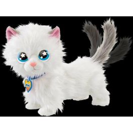 Bizak Peluche Interactivo Gatita Mimi Mimitos - Con Movimiento y Sonido (Anda y Maúlla), Juguete para Niños +3 Años