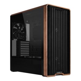 Lian Li Lancool Caja Torre Gaming ATX E-ATX con Vidrio Templado y Detalles de Madera, Compatible Back Connect, ARGB, USB-C