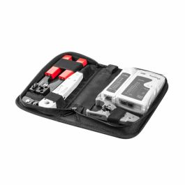 Lanberg NT-0301 Maletin de Herramientas Testeador Network Pelacables Crimpadora