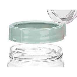 Bote Tapa Verde Vivalto 660 ml - 9.5x15x9 cm, Cristal y Plástico (12 Unidades) Bote Tapa Verde Vivalto 660 ml - 9.5x15x9 cm, Cristal y Plástico (12 Unidades)