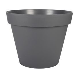 EDA Maceta toscana redonda - Ø 60 x H 47 cm - 76 L - Gris antracita Precio: 43.49999973. SKU: S7149137
