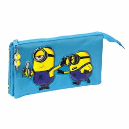 Portatodo Triple Minions Minionstatic Azul (22 x 12 x 3 cm) Portatodo Triple Minions Minionstatic Azul (22 x 12 x 3 cm) Precio: 7.49999987. SKU: S4306299