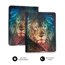 Subblim Keytab Pro BT Trendy Leon Funda con Teclado Bluetooth Español para Tablets 9-11 Pulgadas Ultradelgada