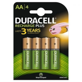Duracell HR6-B Pack 4 Pilas Recargables AA NiMH 1.2V 1300 mAh Precio: 13.99401784. SKU: S6503031