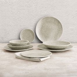 Bol para Aperitivos Bidasoa Element Hydrozero Beige Cerámica (6 Unidades)