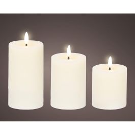 Lumineo Vela LED de Cera, Luz Cálida, Blancca, Ø7cm, 3 unidades con Alturas Surtidas (11.2cm, 15cm, 19cm) - Funciona con Pilas AAA y Mando a Distancia para Interior Lumineo Vela LED de Cera, Luz Cálida, Blancca, Ø7cm, 3 unidades con Alturas Surtidas (11.2cm, 15cm, 19cm) - Funciona con Pilas AAA y Mando a Distancia para Interior Precio: 13.6900005. SKU: B16HDYT8FS