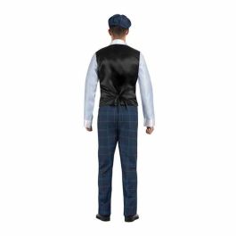 Disfraz gánster irlandés gorra, camisa con chaleco y cadena, corbata con pasador y pantalón talla s Disfraz gánster irlandés gorra, camisa con chaleco y cadena, corbata con pasador y pantalón talla s